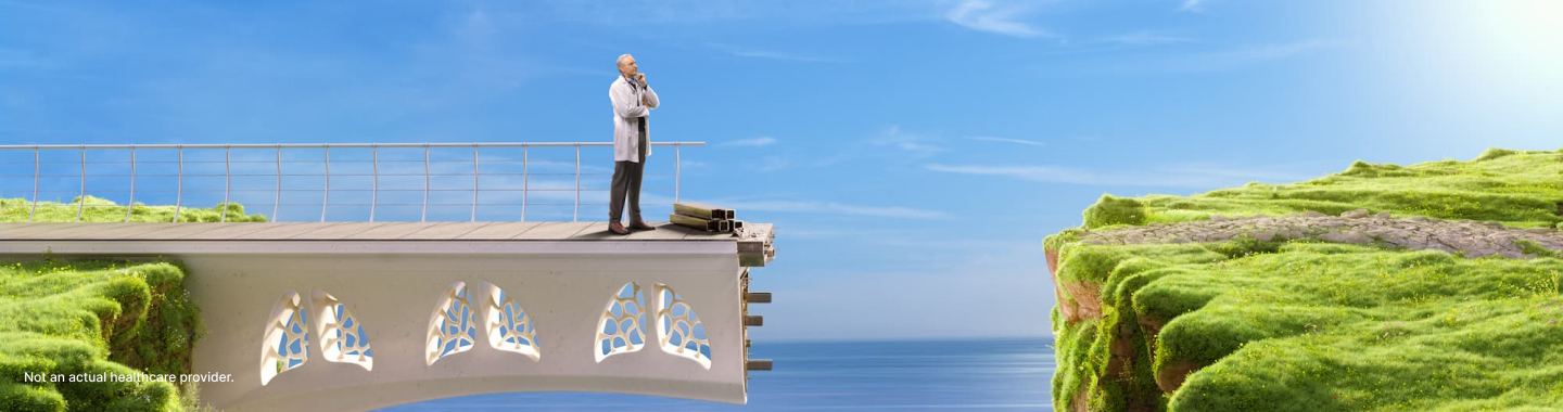Man on Bridge