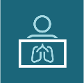 Increasing extent of fibrosis on HRCT